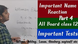 Organic chemistry Important name Reaction part 4 for all boards class 12 by Saurabh sir [upl. by Gaivn]