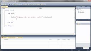 Visual basic  2  Affichage de texte messagebox [upl. by Bushore]
