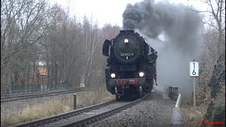 Sonderzüge zum Weihnachtsmarkt in Schwarzenberg am 14122019 [upl. by Anilat]