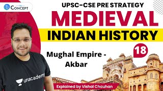 L18 Mughal Empire  Akbar  Medieval History  UPSC CSE  Vishal Chauhan [upl. by Ajnotal933]