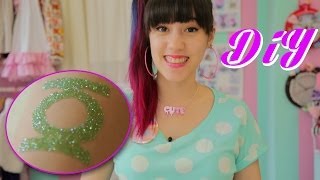 DIY  Glitzer Tattoos [upl. by Leede140]