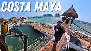 Costa Maya Cruise Port in Mexico VR180 [upl. by Ganley]