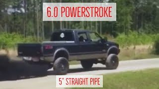 NonVGT 60 Powerstroke Straight Pipe Exhaust Compilation [upl. by Kelli]