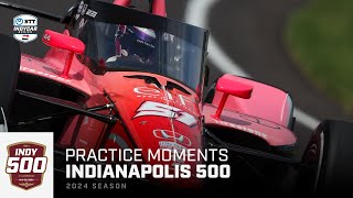 Top moments from qualifying day practice for 2024 Indy 500  Extended Highlights  INDYCAR [upl. by Krefetz]