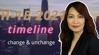 2021 H1B申请Timeline变动，提高中签率，这些事情你都做了吗？ [upl. by Aifas451]