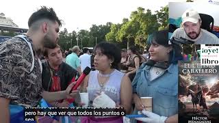 AXEL KAISER HUMILLANDO A COMUNISTAS ENTREVISTAS POR LA CALLE [upl. by Yentirb]