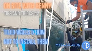 Leaking tile wall  On site with Kenny 2 [upl. by Thordis]