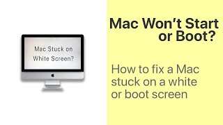 How to Fix Mac White Screen [upl. by Bobine700]