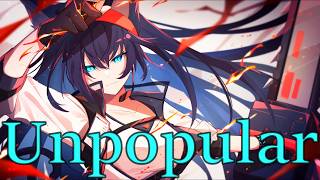 Nightcore Unpopular Skillet [upl. by Claribel]