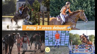 3 cross debuut  Internationaal eventing Waregem ✰vlog 248✰  Kristy Snepvangers [upl. by Atidnan835]