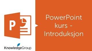 PowerPoint kurs  Introduksjon  Norsk 2016  2013  2010 [upl. by Roti291]