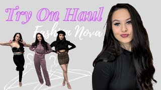 TRY ON HAUL 2022  Fashion Nova Haul  Life Of Sacha [upl. by Saberio905]