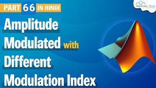 Matlab AM Modulation  Amplitude Modulated with Different Modulation Index  Matlab Tutorial 66 [upl. by Duston]