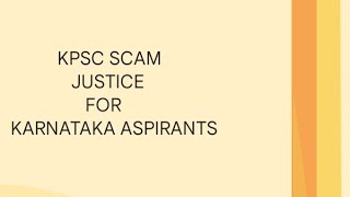 kpsc scam justice for kannada medium students [upl. by Lindahl]