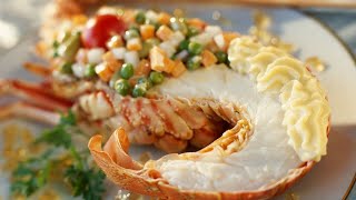 Recette  Demi homard bouilli à la macédoine et mayonnaise [upl. by Zoara987]