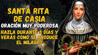 ORACIÓN MUY PODEROSA A SANTA RITA DE CASSIA HAZLA DURANTE 3 DÍAS Y VERÁS COMO SE PRODUCE EL MILAGRO [upl. by Aenad]