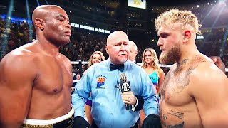 Anderson Silva Brazil vs Jake Paul USA  BOXING fight HD [upl. by Bink]