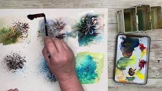 WHAT IS BRUSHO HOW I USE IT IN MY WATERCOLOUR PAINTING [upl. by Harty]