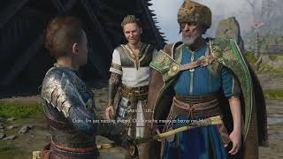 God of War 5 Ragnarok  Atreus meets Odin amp Heimdall in Asgard God of War 2022 PS5 [upl. by Nnylirak]