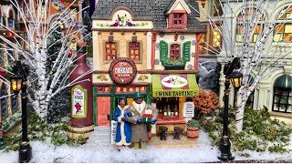 Christmas Village Set Up Part 3 Business District [upl. by Hofstetter]