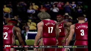 NBA 2K8 Pistons vs Cavaliers [upl. by Ttayw]