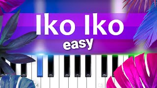 Justin Wellington  Iko Iko EASY PIANO TUTORIAL [upl. by Hasila784]