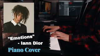 Emotions  Iann Dior Piano Cover [upl. by Sylvan894]