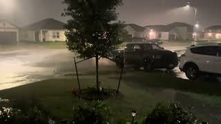 Hurricane Beryl Beryl hurricane tropicalstorm katy texas houston [upl. by Ranilopa]