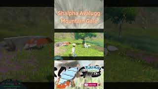 Shiny Alpha Hisuian Avalugg Signature Move Mountain Gale in Pokemon Legends Arceus [upl. by Namreg]