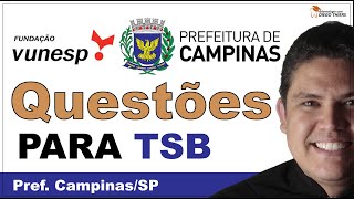 RESOLUÇÃO DE QUESTÕES PARA TÉCNICO EM SAÚDE BUCAL TSB CONCURSO CAMPINASSP 2022 BANCA VUNESP [upl. by Nitas]