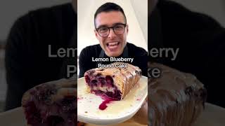 Blueberry Lemon Pound Cake is a colorful cake with 7 ingredients [upl. by Adler72]