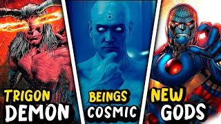 The Cosmic Hierarchy of DC COMICS Explained  Cosmic Entities By POWER LEVEL [upl. by Fransen40]