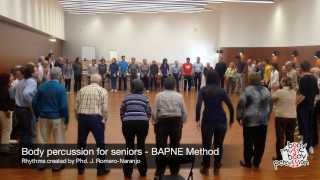 Body percussion for Elderly people  Cai Cai  BAPNE Method [upl. by Gunar]