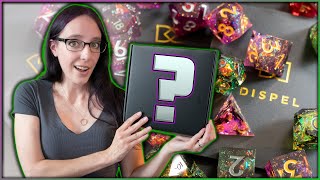 Dispel Dice Unboxing  First Impression amp Reaction to New Kickstarter Dungeons and Dragons RPG Dice [upl. by Jaenicke]