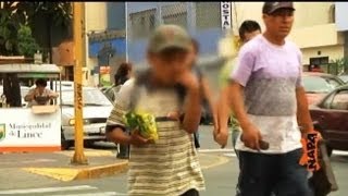 Mendicidad infantil en el Perú [upl. by Albertina]