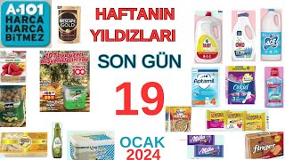 A101 HAFTANIN YILDIZLARI 19 OCAK 2024 SON AKTÜEL KATALOĞUGIDATEMİZLİK ÜRÜNLERİ a101 alışveriş [upl. by Ronna]