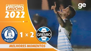 AIMORÉ 1 X 2 GRÊMIO  MELHORES MOMENTOS  5ª RODADA GAÚCHO 2022  geglobo [upl. by Culver344]