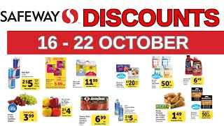 SAFEWAY DISCOUNTS BETWEEN 1622 OCTOBER  UNBEATABLE OFFERS  FIND OUT NOW [upl. by Imerej]