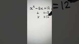 Factorising quadratics with negative coefficient of x shorts [upl. by Zaneski]