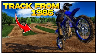 The OLDEST Track Created in MX Bikes HISTORY [upl. by Hgierb]