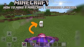 How to make a Minecraft rocket crossbow launcher RMEAKE [upl. by Akimrej]