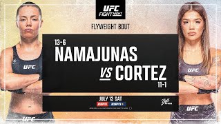 UFC DENVER LIVE NAMAJUNAS VS CORTEZ LIVESTREAM amp FULL FIGHT NIGHT COMPANION [upl. by Acissey]