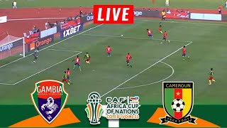 🔴LIVE Gambia vs Cameroon LIVE  CAF African Cup Of Nations 2024  Match Today⚽🎬 [upl. by Carmel]