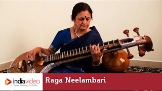 Raga Neelambari by Jayalakshmi Sekhar  Raga Series Veena 001 [upl. by Bohlen]