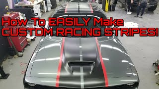 How To  Vinyl Wrap Stripes On Any Car [upl. by Kano348]