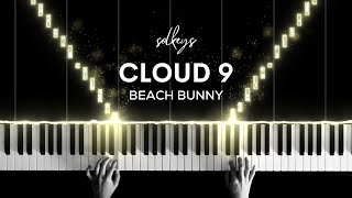 Cloud 9  Beach Bunny Piano Cover  Sheets [upl. by Rhea598]