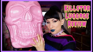 KILLSTAR Skull CarryOn Luggage Bag Review [upl. by Grady178]