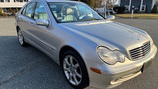 For Sale 2003 MercedesBenz C230 Sport Sedan Kompressor with 73000 miles 2nd owner [upl. by Yecad366]