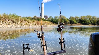 Fishing DEEP Wing Dams FOR MONSTER FISH 2 Night River Adventure [upl. by Trevorr194]