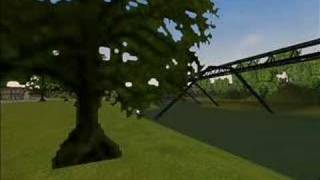 Schwebebahn TrainSim Monorail with crash [upl. by Imarej]